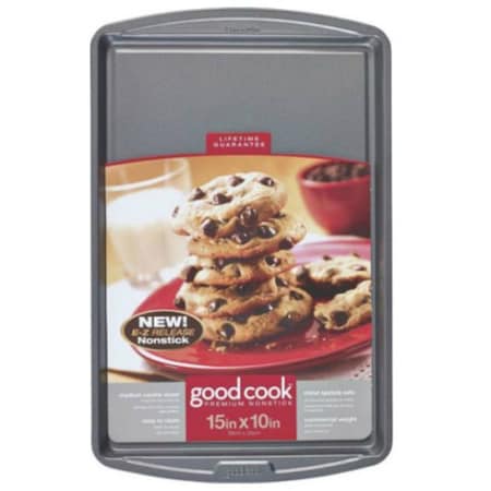 Good Cook Good Cook 10 in. W X 15 in. L Cookie Sheet Gray 1 pk 4021